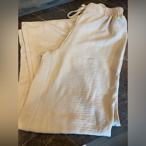 SHEIN Sleeveless Cropped Lace Top With Pants 2pcs/Set - Picture 4 of 12